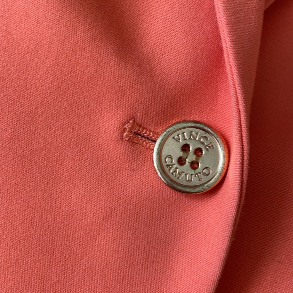 Vince Camuto Orange Tangerine Single Button Blazer - Picture 5 of 14